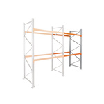 Manorga Steel Galvanised, Orange Storage Racking, 3000mm, 2225mm x 130mm x 2225mm