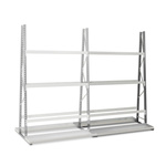 Manorga Steel Dark Grey, Light Grey Storage Racking, 2500mm, 1500mm x 50mm x 340mm
