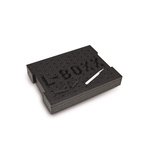 BS SYSTEMS 1000010146 Medium Density Rectangular Foam Insert, For Use With L-BOXX 102