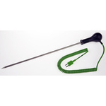 RS PRO K Needle Temperature Probe, 300mm Length, 6mm Diameter, +250 °C Max, With SYS Calibration
