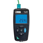 Chauvin Arnoux CA 1821 Wired Digital Thermometer for Temperature measurement Use, E, J, K, N, R, S, T Probe, 1