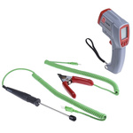 RS PRO RS1327K Thermometer Kit, ±0.1 Reading +1°C % Accuracy, °C and °F Measurements
