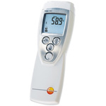 Testo 112 Wired Digital Thermometer for Food Industry Use, NTC, PT100 Probe, 1 Input(s), +300°C Max, ±0.5 °C Accuracy -