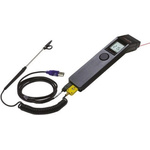Optris MiniSightPro Infrared Thermometer, -32°C Min, ±1 % Accuracy, °C and °F Measurements With RS Calibration