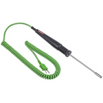 8888 K Surface Temperature Probe, 110mm Length, 6mm Diameter, +600 °C Max, With SYS Calibration