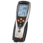 Testo 635 Wireless Digital Thermometer for Industrial Use, Thermal Probe, 1 Input(s), +150°C Max, ±0.2 °C Accuracy