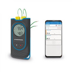 SAUERMANN. Probe Digital Thermometer for Multipurpose Use, K Probe, -200 → +1300°C Max - RS Calibration