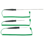 RS PRO K General Temperature Probe, 100mm Length, 1.5mm Diameter, +1100 °C Max, With SYS Calibration