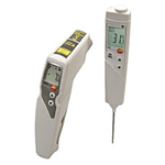 Testo 831 + 106 Kit Infrared Thermometer, -30°C Min, ±1.5 °C Accuracy, °C Measurements With RS Calibration