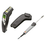 Testo 830-T4-Set Infrared Thermometer Bundle, -30°C Min, ±1 °C Accuracy, °C Measurements