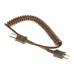 RS PRO T Type Thermocouple Connection Cable Mini Plug to Mini Plug
