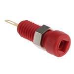 Hirschmann Test & Measurement Red Female Banana Plug - Solder, 60V dc