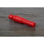 RS PRO Red Male Banana Plug, 4 mm Connector, Solder Termination, 10A, 1000V, Tin Plating
