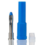 RS PRO Blue Male Banana Plug, 4 mm Connector, Solder Termination, 10A, 1000V, Tin Plating
