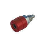 Hirschmann Test & Measurement Red Female Banana Socket, 4 mm Connector, Solder Termination, 32A, 30 V ac, 60V dc, Tin