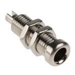 Hirschmann Test & Measurement Female Banana Socket, 4 mm Connector, Solder Termination, 16A, 60V dc, Nickel Plating