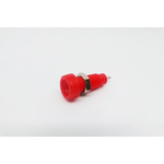 RS PRO Red Female Banana Socket, 4 mm Connector, Solder Termination, 10A, 50V, Silver Plating