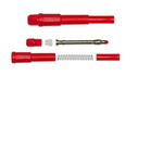 RS PRO Red Male Banana Plug, 4 mm Connector, Solder Termination, 20A, 1000V