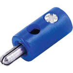 RS PRO Blue Male Banana Plug, 32A, 30V, Nickel Plating