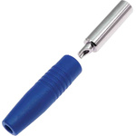 RS PRO Blue Female Banana Socket, 4 mm Connector, Solder Termination, 24A, 30V, Nickel Plating