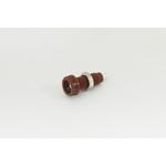 RS PRO Brown Female Banana Socket, 4 mm Connector, Solder Termination, 10A, 50V, Silver Plating