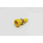 RS PRO Yellow Female Banana Socket, 4 mm Connector, Solder Termination, 10A, 50V, Silver Plating