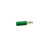 RS PRO Green Male Banana Connectors, 4 mm Connector, Solder Termination, 16A, 50V, Silver Plating