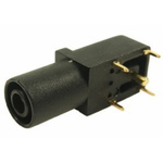 RS PRO Brown Female Banana Socket, 4 mm Connector, Solder Termination, 24A, 1000V, Gold Plating