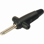 Hirschmann Test & Measurement Black Male Banana Plug - Solder, 60V dc