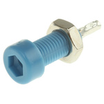 WIMA Blue Female Test Socket, 2mm Connector, Solder Termination, 10A, Tin Plating