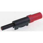 Hirschmann Test & Measurement Black Male Banana Plug, 4 mm Connector, Screw Termination, 16A, 60V dc, Nickel Plating