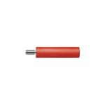 Schutzinger Red Female Test Socket, 4 mm Connector, 32A, 1000V, Nickel Plating