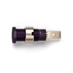 Pomona Black Female Banana Socket, Solder Termination, 10A, 600V