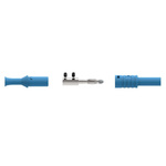 Electro PJP Blue Male Banana Plug, Screw Termination, 36A, 1kV