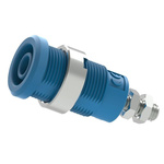 Electro PJP Blue Female Banana Socket, Plug In Termination, 25A, 600 → 1000V