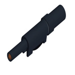 Hirschmann Test & Measurement Yellow Male Banana Connector, 4 mm Connector, Solder Termination, 16A, 60V dc, Nickel
