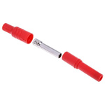 Hirschmann Test & Measurement Red Female Banana Socket, 4 mm Connector, Screw Termination, 24A, 1000V ac/dc, Nickel