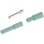 Hirschmann Test & Measurement Green Female Banana Socket, 4 mm Connector, Screw Termination, 24A, 1000V ac/dc, Nickel