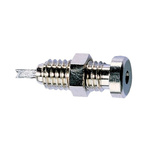 Hirschmann Test & Measurement Female Banana Socket, 2mm Connector, Solder Termination, 6A, 30 V ac, 60V dc, Nickel