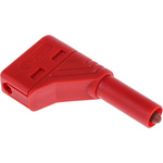 Hirschmann Test & Measurement Red Male Banana Plug, 4 mm Connector, Screw Termination, 24A, 1000V ac/dc, Nickel Plating
