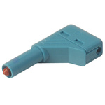 Hirschmann Test & Measurement Blue Male Banana Plug, 4 mm Connector, Screw Termination, 24A, 1000V ac/dc, Nickel Plating