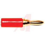 Mueller Electric Red Male Banana Plug, 5A