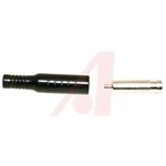 Mueller Electric Black Female Banana Socket, 4 mm Connector, Crimp, Solder Termination, 15A, 5000V dc, Nickel Plating