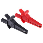 RS PRO Crocodile Clip, Nickel-Plated Steel Contact, 30A