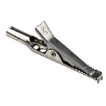 Hirschmann Test & Measurement Crocodile Clip 4 mm Connection, Stainless Steel Contact, 4A
