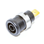 Mueller Electric Red Female Banana Socket, 4 mm Connector, Solder Termination, 36A, 1000V, Gold Plating