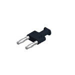 Hirschmann Test & Measurement Black Male Banana Connector, 32A, 30 V ac, 60V dc
