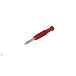 Hirschmann Test & Measurement Red Male Banana Connector, 6A, 30 V ac, 60V dc