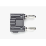 Pomona Black Banana Connector, Screw Termination, 15A, 5kV