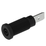 Electro PJP Black Female Banana Socket, Plug In Termination, 10A, 600V